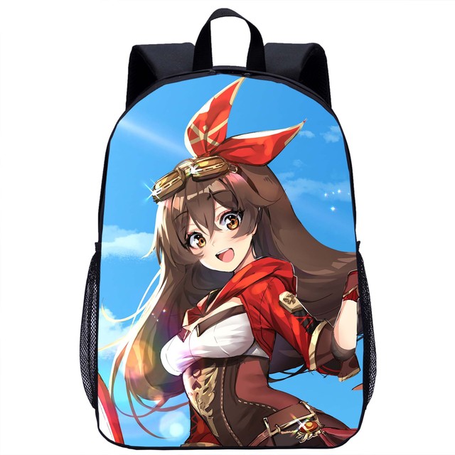 Jogo Genshin Impacto Anime 3D Impressão Mochila Estudante Escola Bolsa De  Ombro Juventude Outdoor Viagem Mochila Crianças Presentes de Aniversário